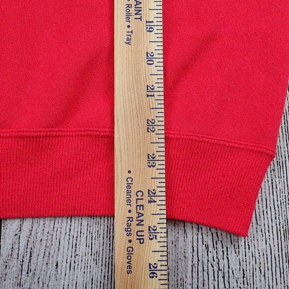 Vintage Hanes Her Way Christmas Floral Crewneck Red Sweatshirt, Women's M - Picture 7 of 8